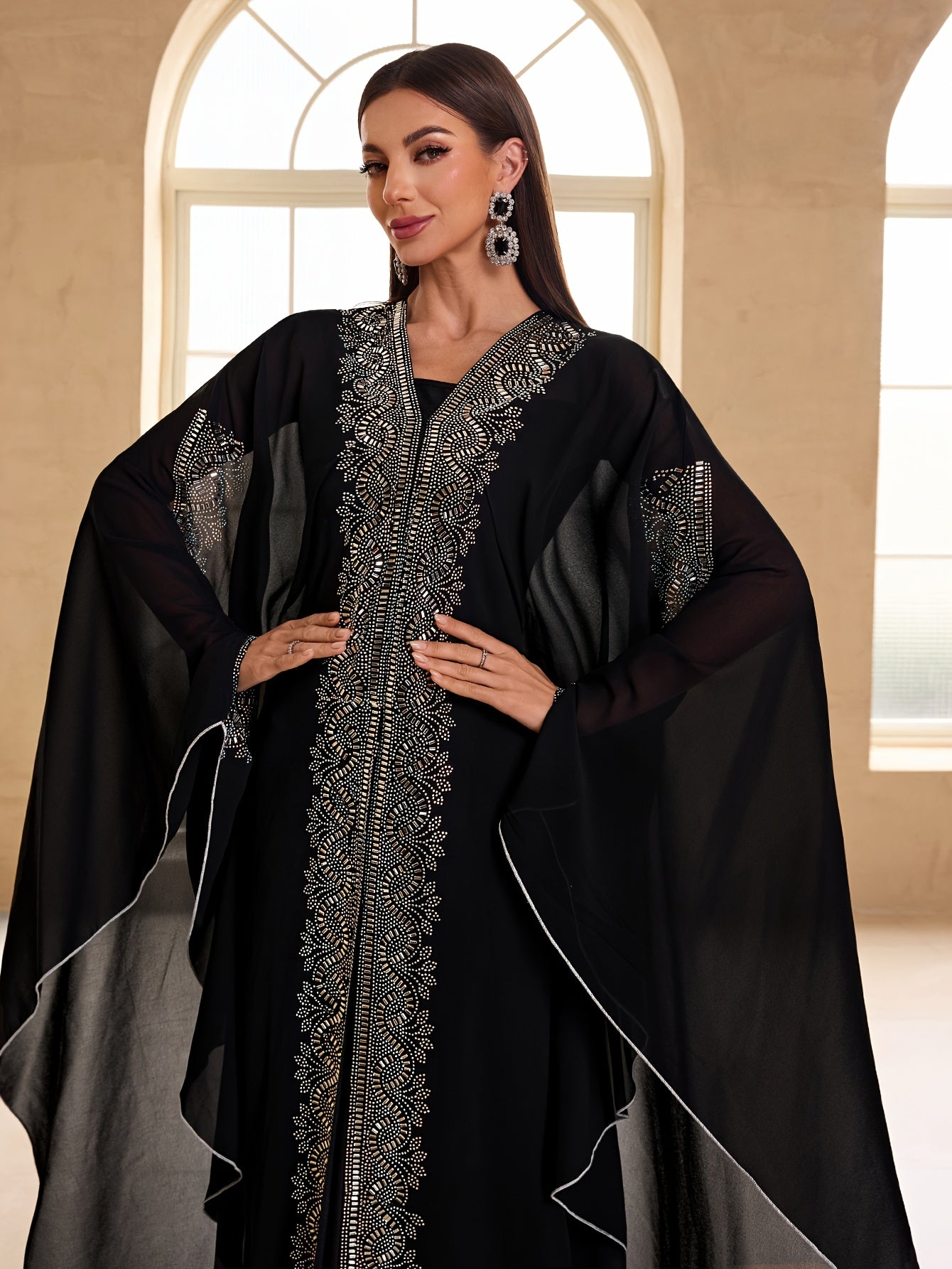 Women Modest Festival Dress Arabic Style ./MH