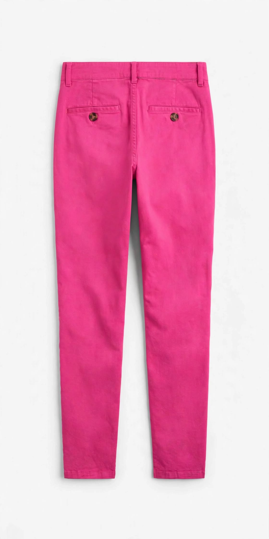 Women’s Slim Fit Hot Pink Cotton Pants – Hot Pink | Sizes 26"-36" Waist | MH