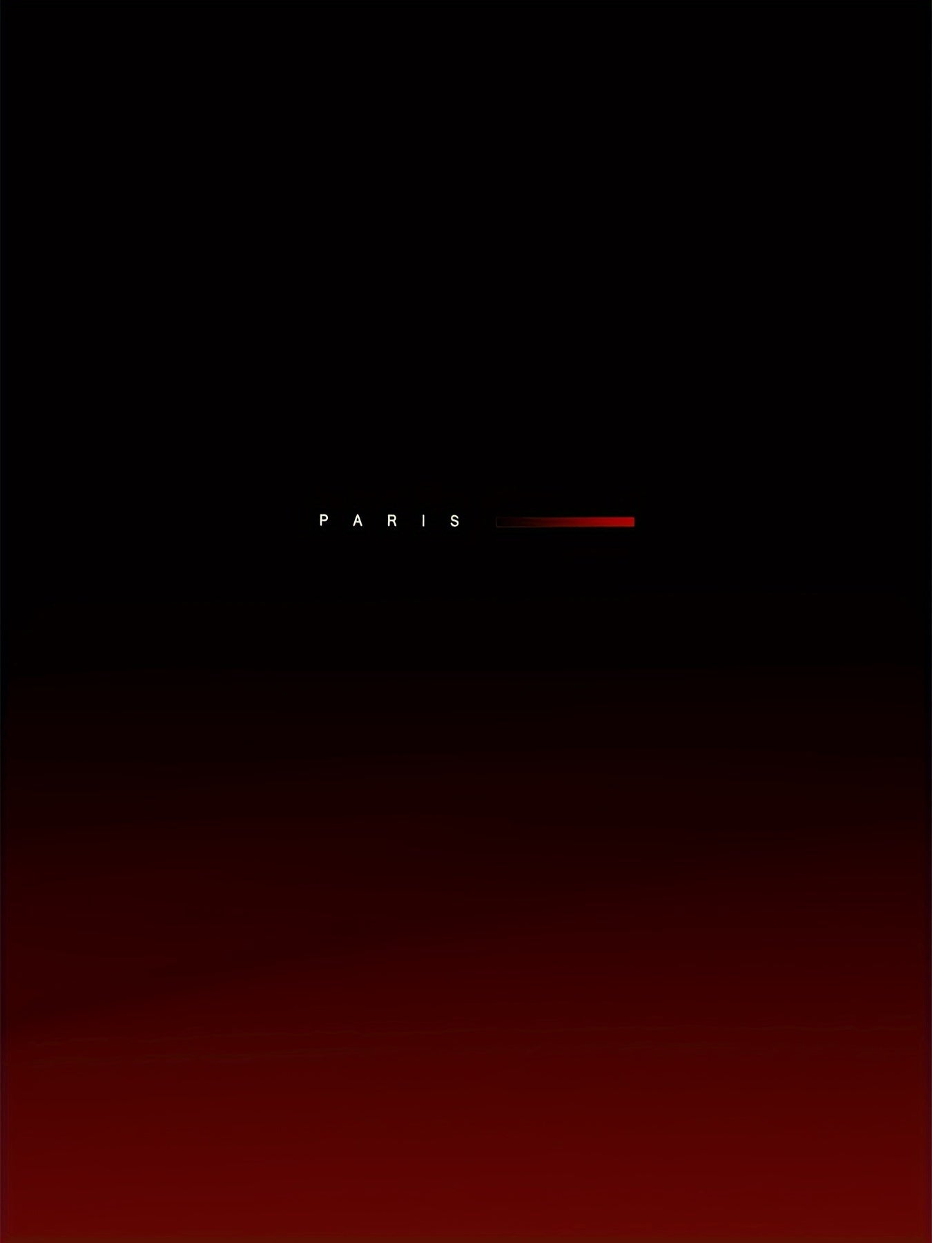 Summer Men's Gradient Paris Letter 3D Printed T-shirts.