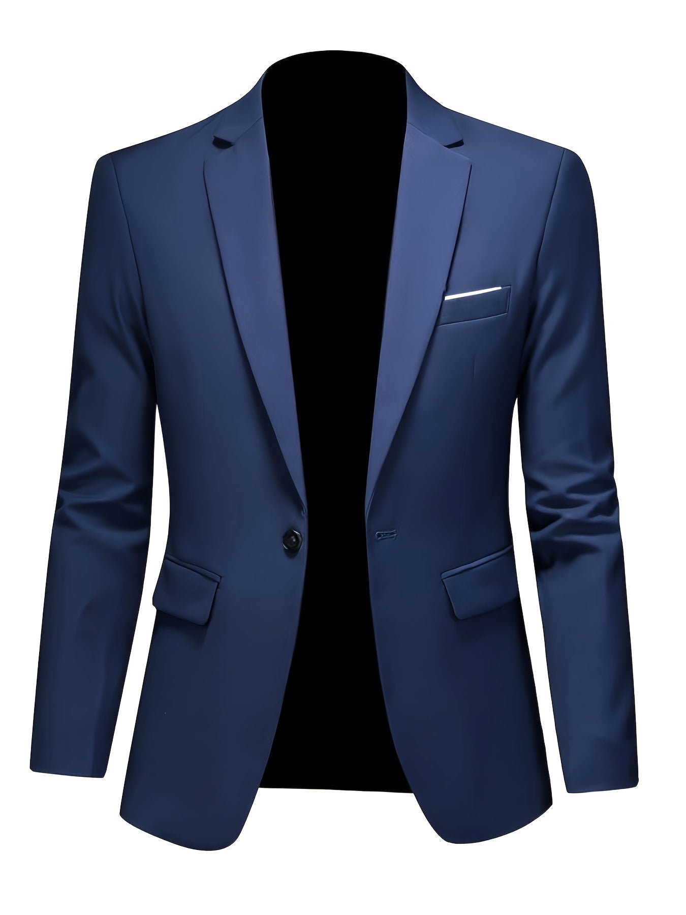 Men's Lightweight Tailored Single-Breasted Jacket.