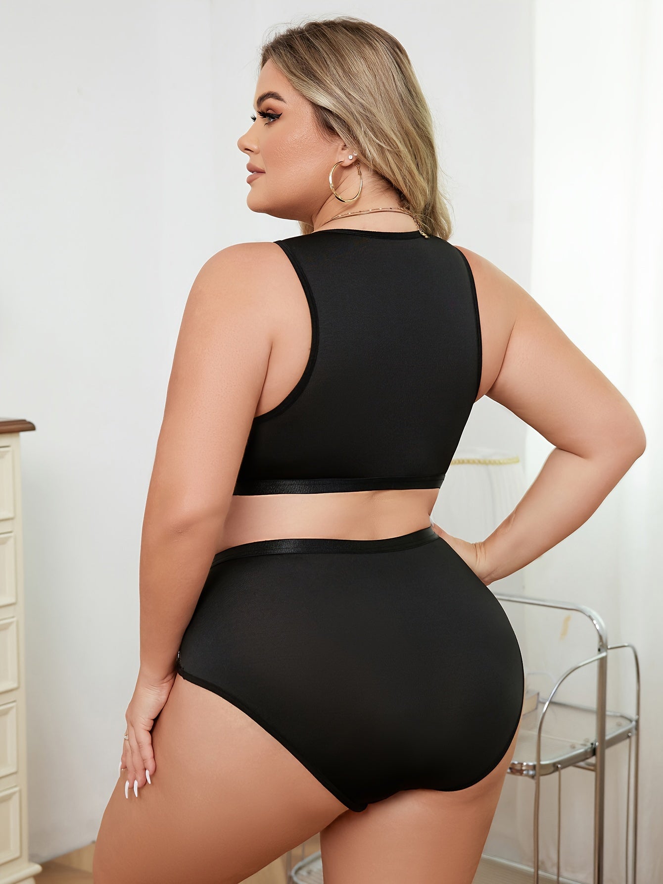 Women's Plus Sexy Lingerie Set,/MH