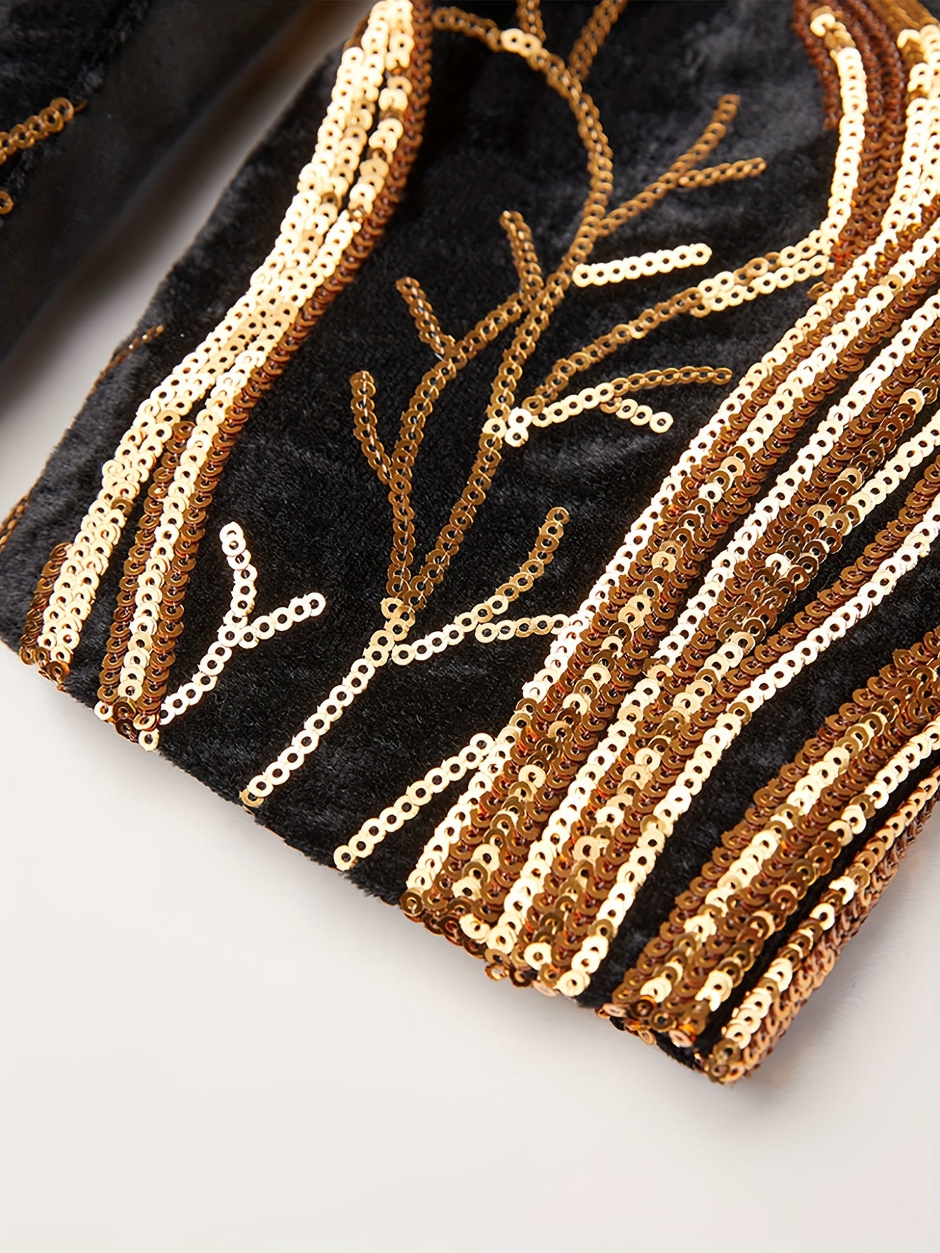 Shiny Sequins Blazer, Men's Semi-formal One Button Lapel Suit Jacket .