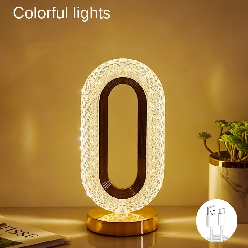 1pc Table Lamp, Simple Decoration Bedroom Table Lamp, Living Room Bedside Decoration, Birthday Gift