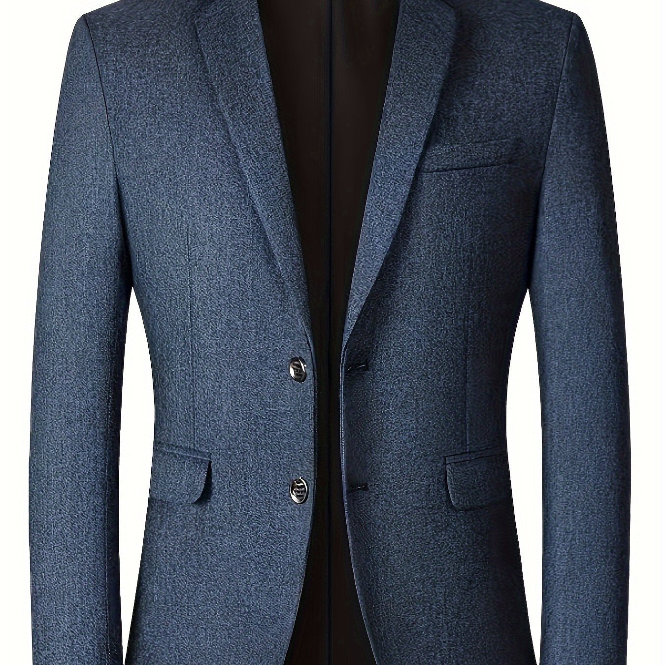 Men's Single-Breasted Blazer, Casual Slim Fit Business Suit Jacket,