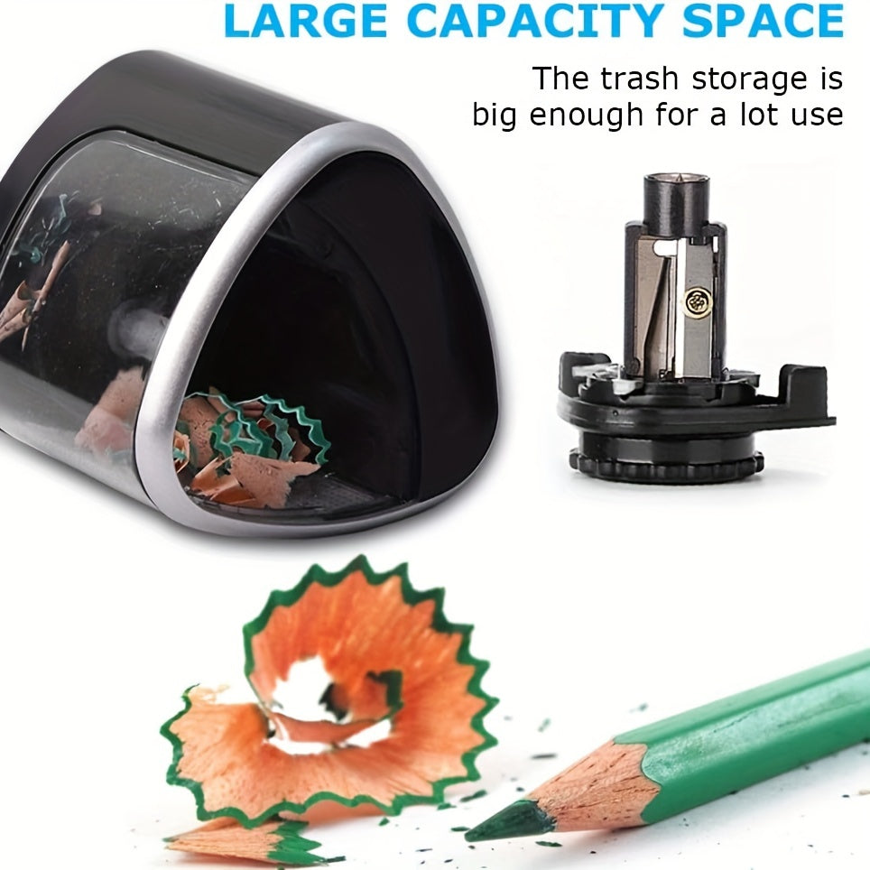Automatic Electric Pencil Sharpener with Auto-Stop & Lead Breakage Prevention .