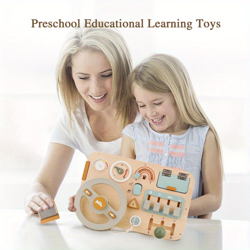 Toy Steering Wheel: Promote Early Enlightenment & Happy Growth With Busy Boards & Vehicle Sign Recognition, As Halloween, Christmas Gift