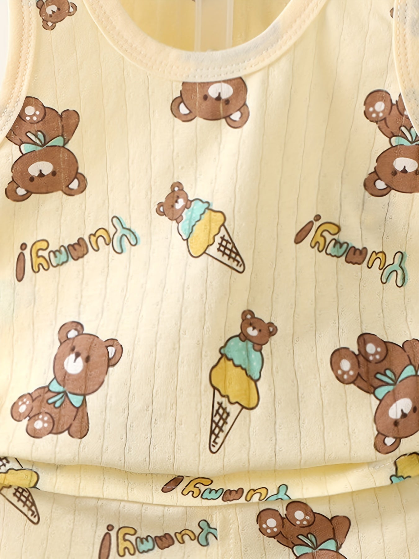 Cotton Cartoon Printed Summer Kids Outfit Sets.