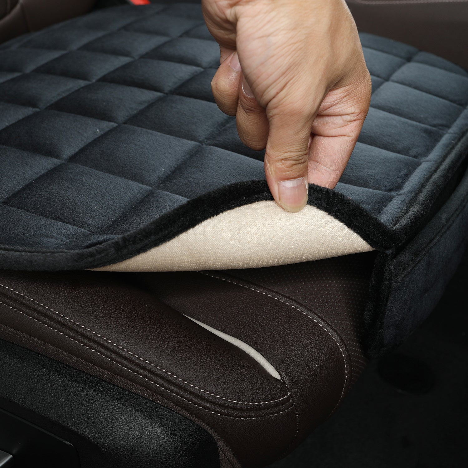 Winter Warm Universal Fit Vehicle Front Seat Cushion