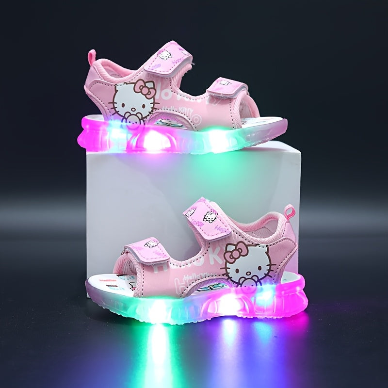SANRIO Girls' Summer Light-Up Sports Sandals,