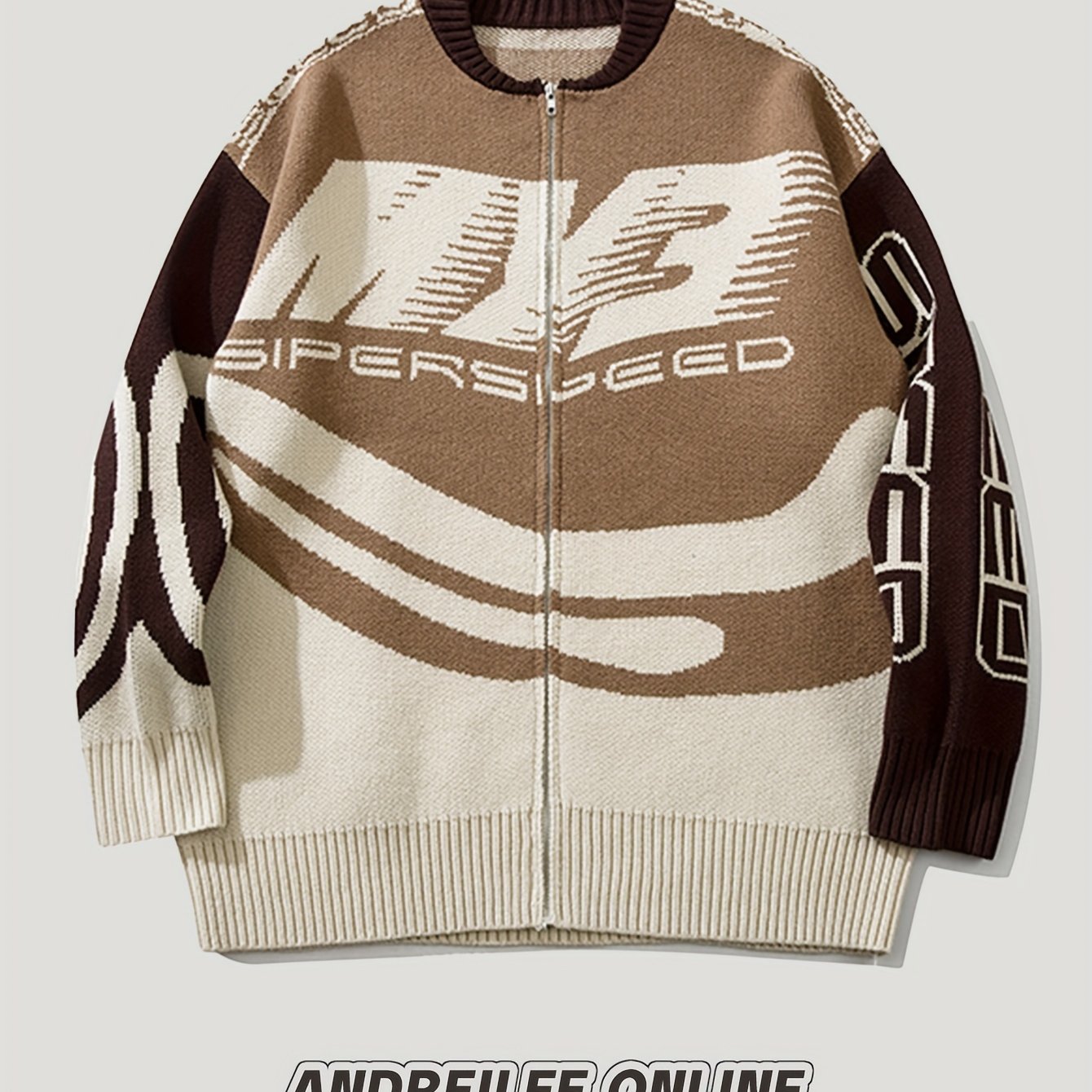 Retro Mid Stretch RIDER MORE Cardigan, Men's Casual Vintage.