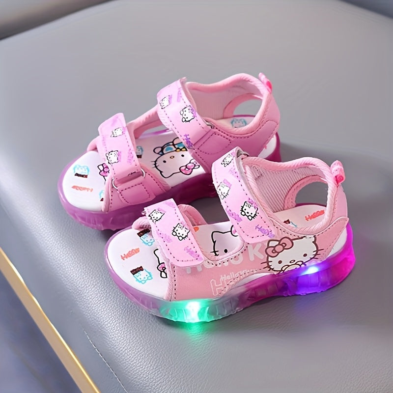 SANRIO Girls' Summer Light-Up Sports Sandals,