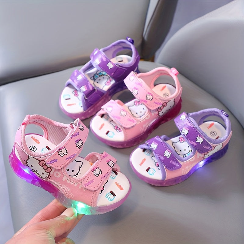 SANRIO Girls' Summer Light-Up Sports Sandals,