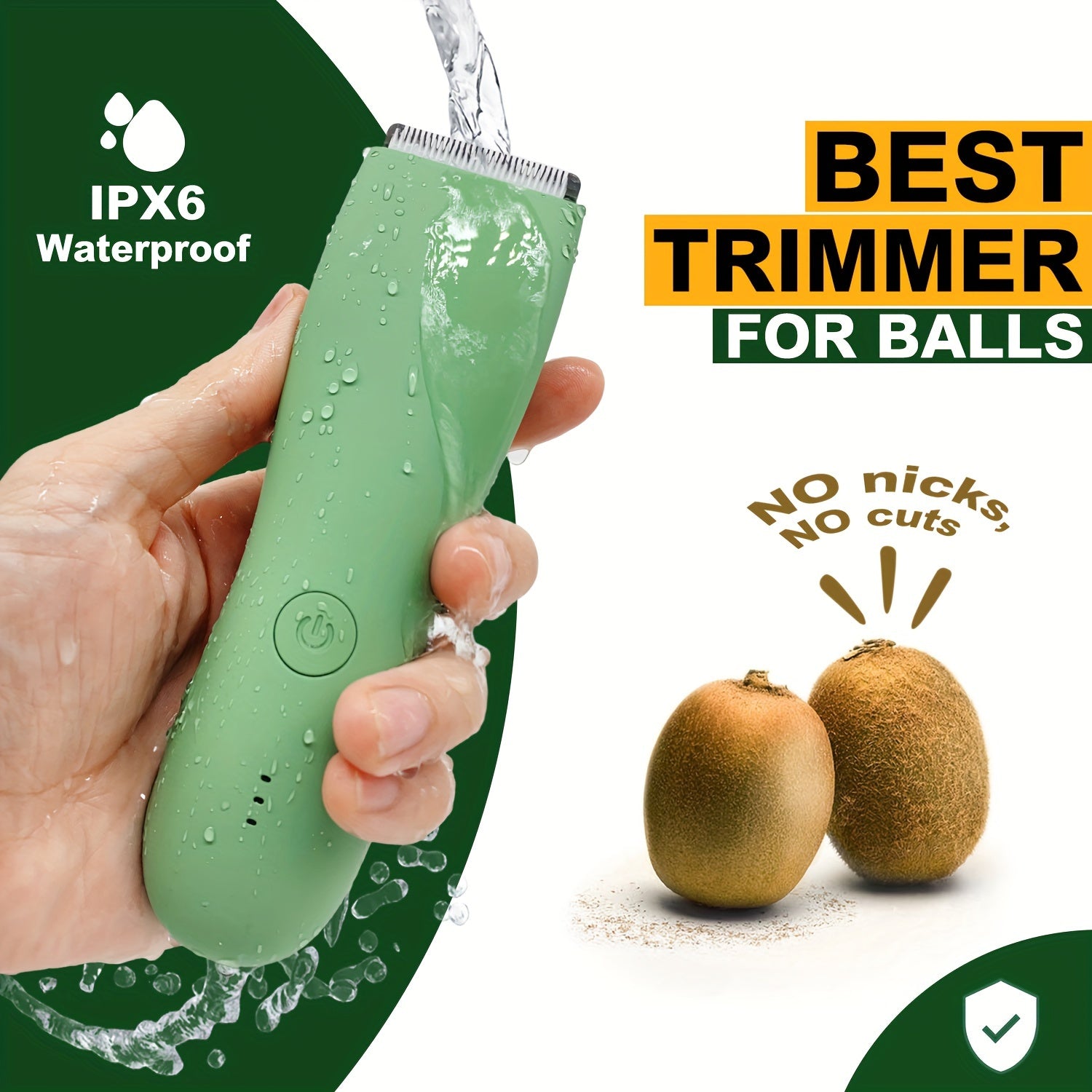 Professional Body Hair Trimmer, Groin&Body Manscape Trimmer For Men, Electric Ball Shaver Groomer, Pubic Grooming Clipper Male Razor Bikini Trimmer For Women, Holiday Gift