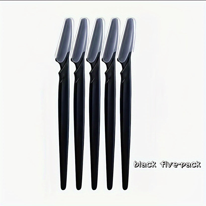 3/5/6/12/24pcs Eyebrow Razor Shaper Shavers, Facial Hair Remover Hair Trimmer Shaving Grooming Kit For Women And Men Face Hair Removers