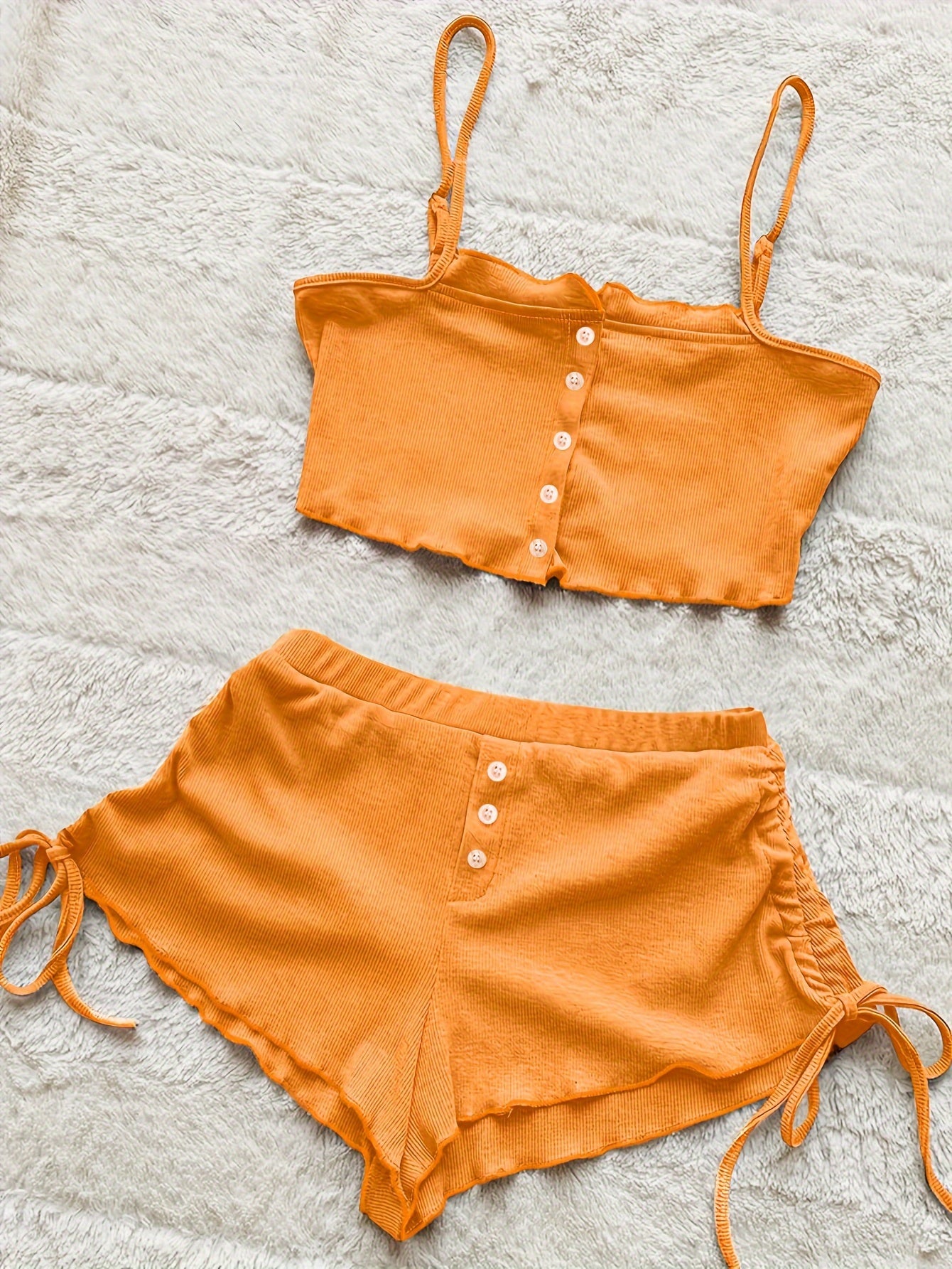 Simple Solid Print Lounge Set,