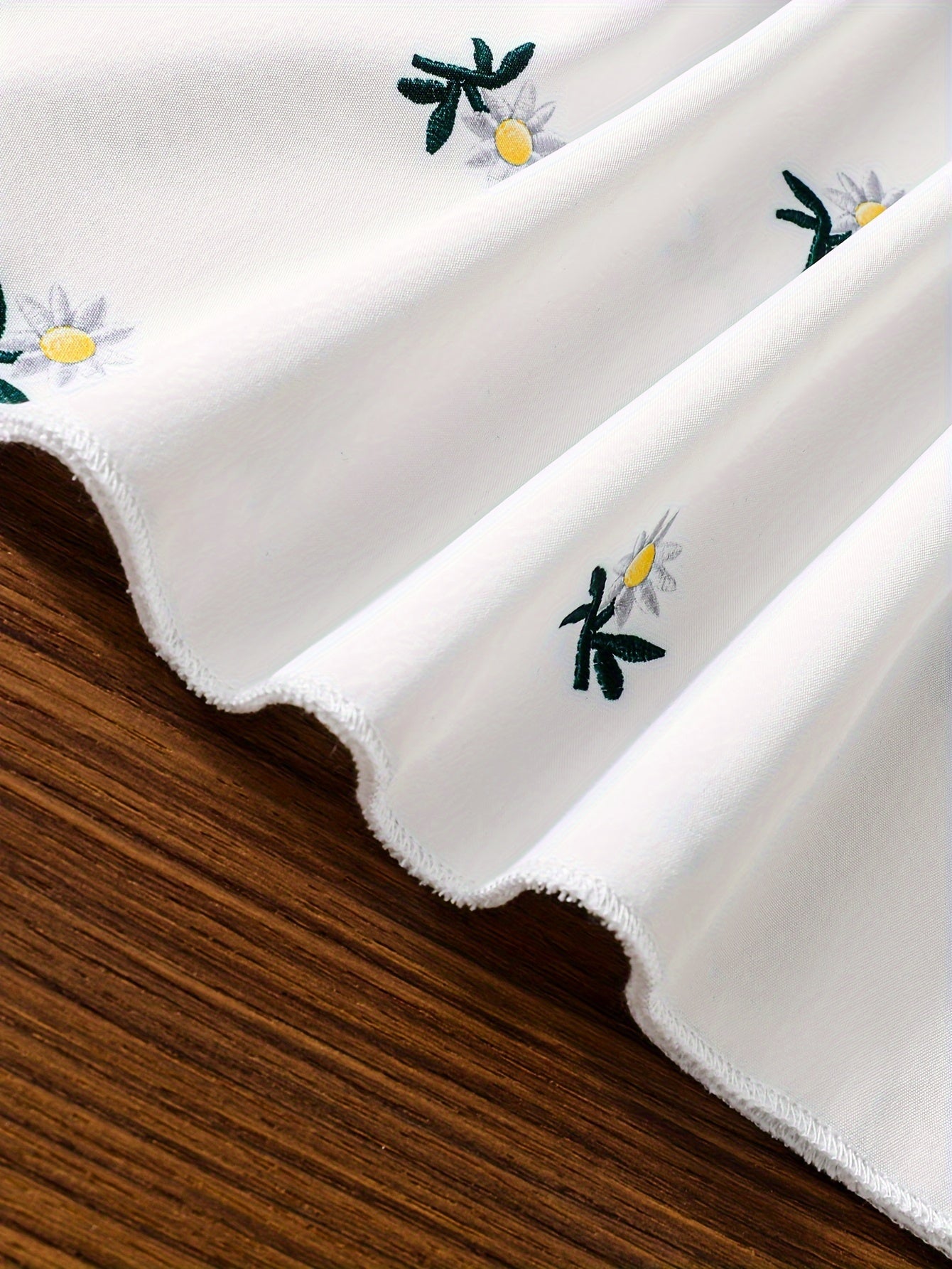 Elegant Girls Floral Ruffle Sleeve Cold Shoulder Top,