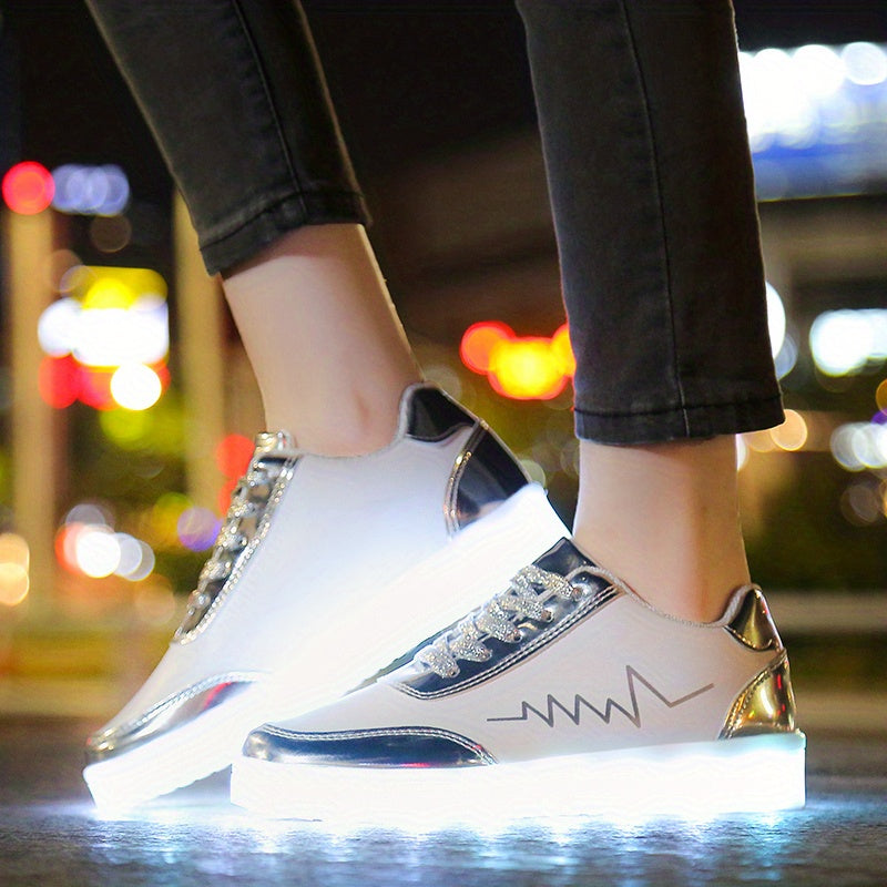 Women's Colorful Luminous Sneakers,