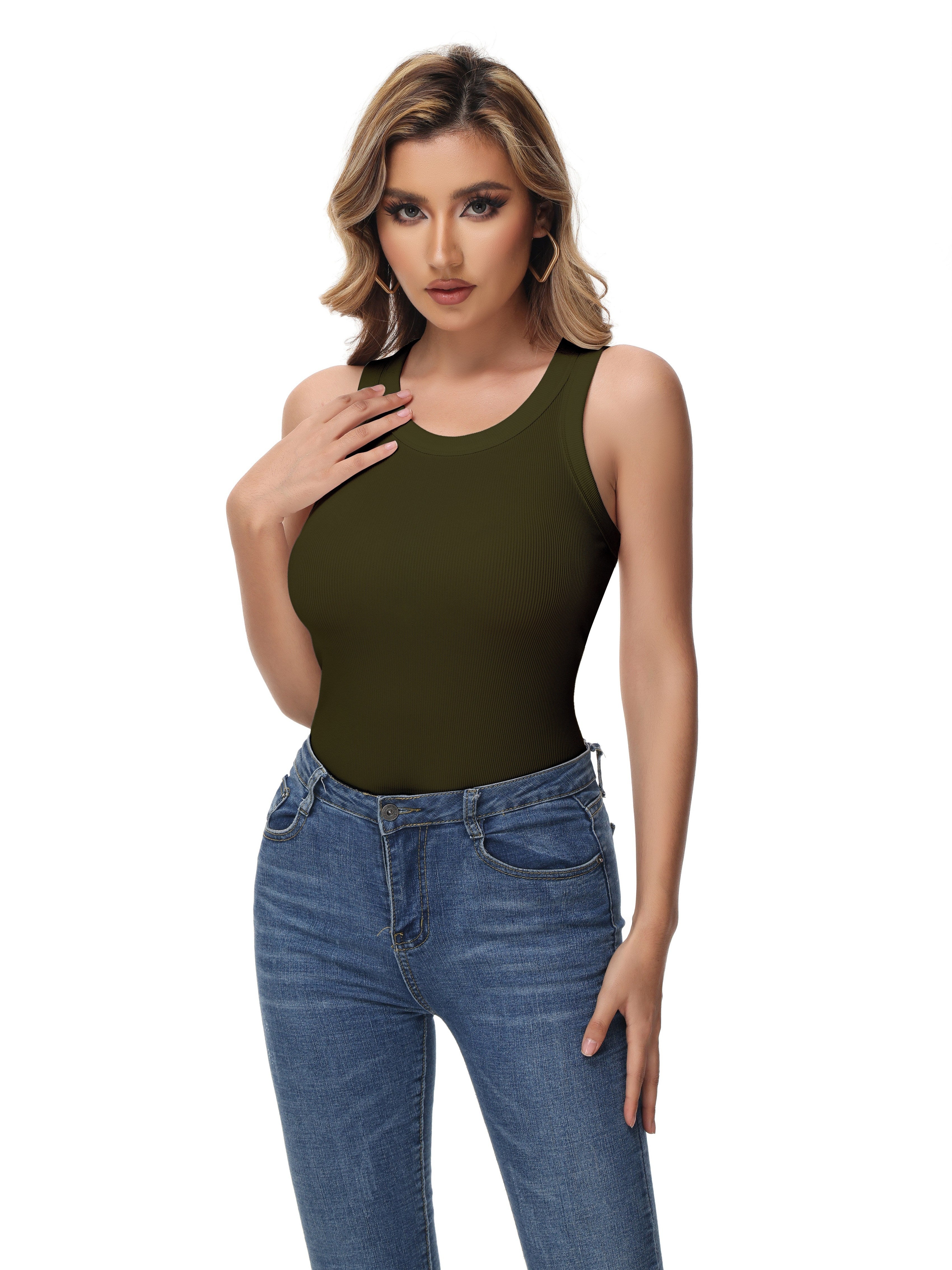 Women Sleeveless Sports Tank Top,