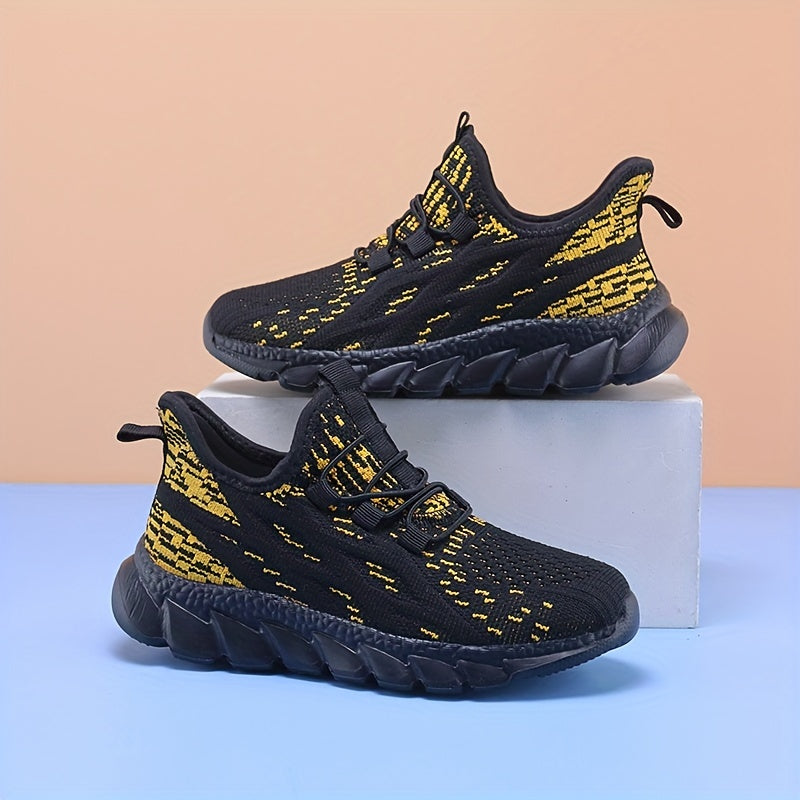 Kids Boys Trendy Breathable Lightweight Shoes Outdoor Comfortable.