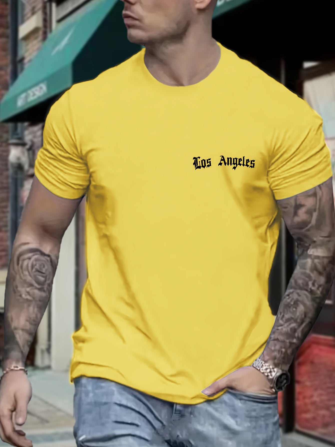 Men's Fashion Plus Size T-Shirts - Casual Streetwear Crew Neck.