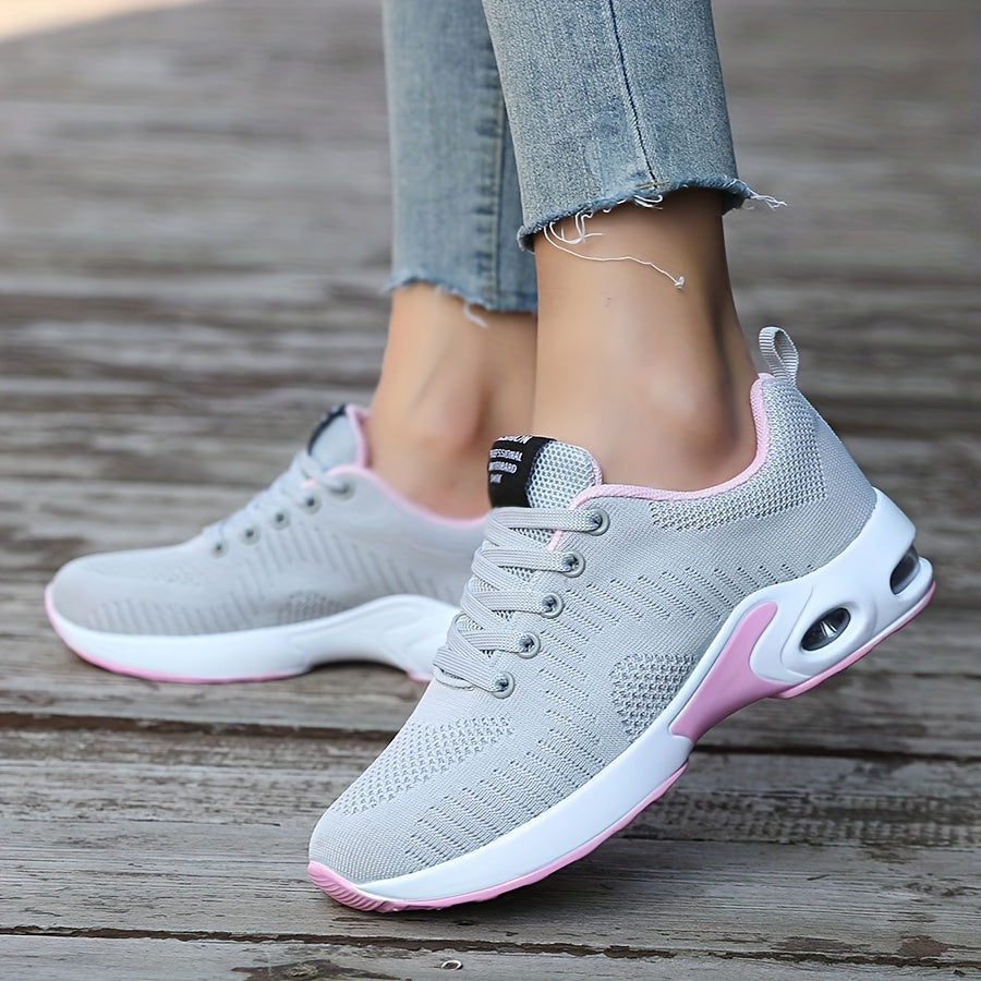 Women'S Breathable Mesh Sneakers with Cushioned Sole -/MH