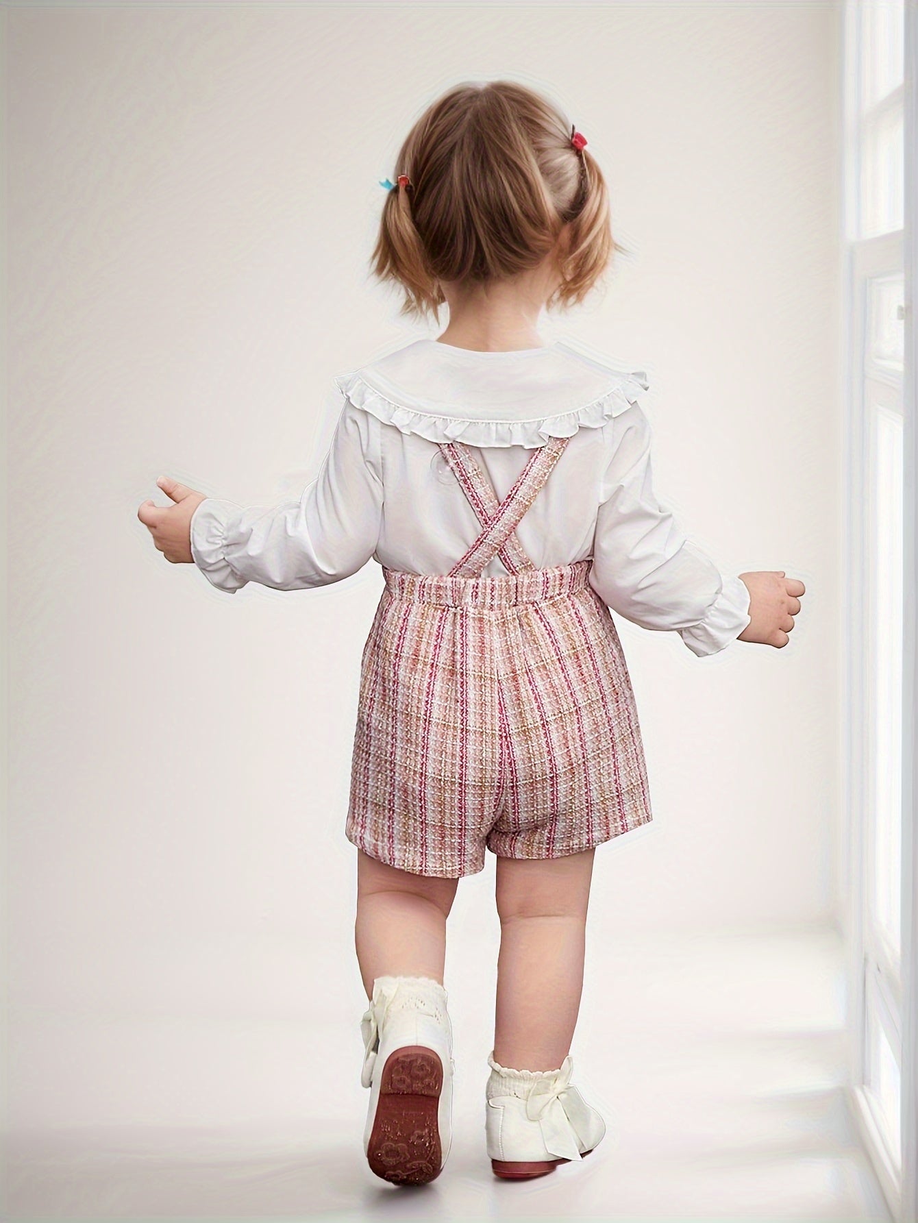 Baby Girls Summer Fashion Lace Lapel Single Breasted Cute.