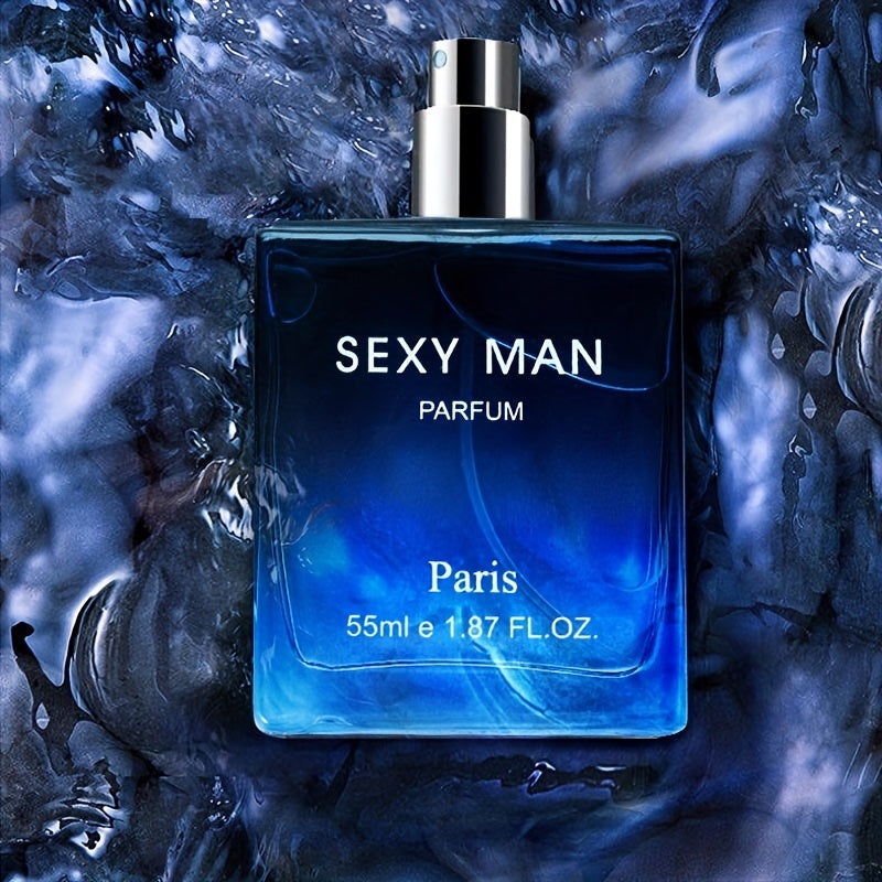 1.78 Oz Temptation Manly Cologne Perfume - Long-Lasting, Woody Aroma, Portable Eau De Parfum Spray for Business, Office, Travel, and Special Occasions - Ideal Birthday and Father's Day Gift for Him