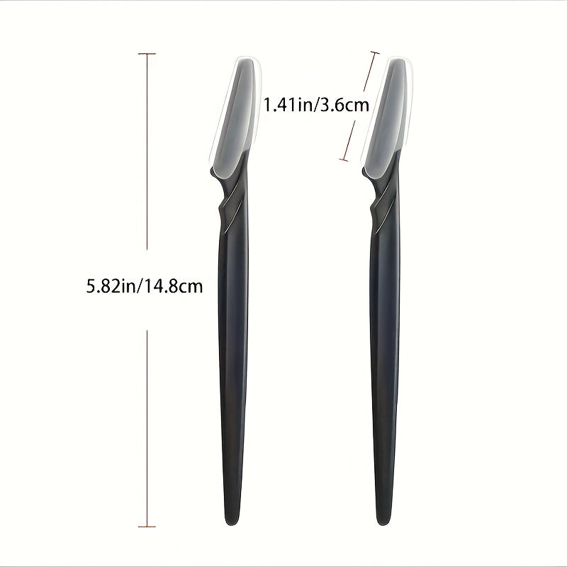 3/5/6/12/24pcs Eyebrow Razor Shaper Shavers, Facial Hair Remover Hair Trimmer Shaving Grooming Kit For Women And Men Face Hair Removers