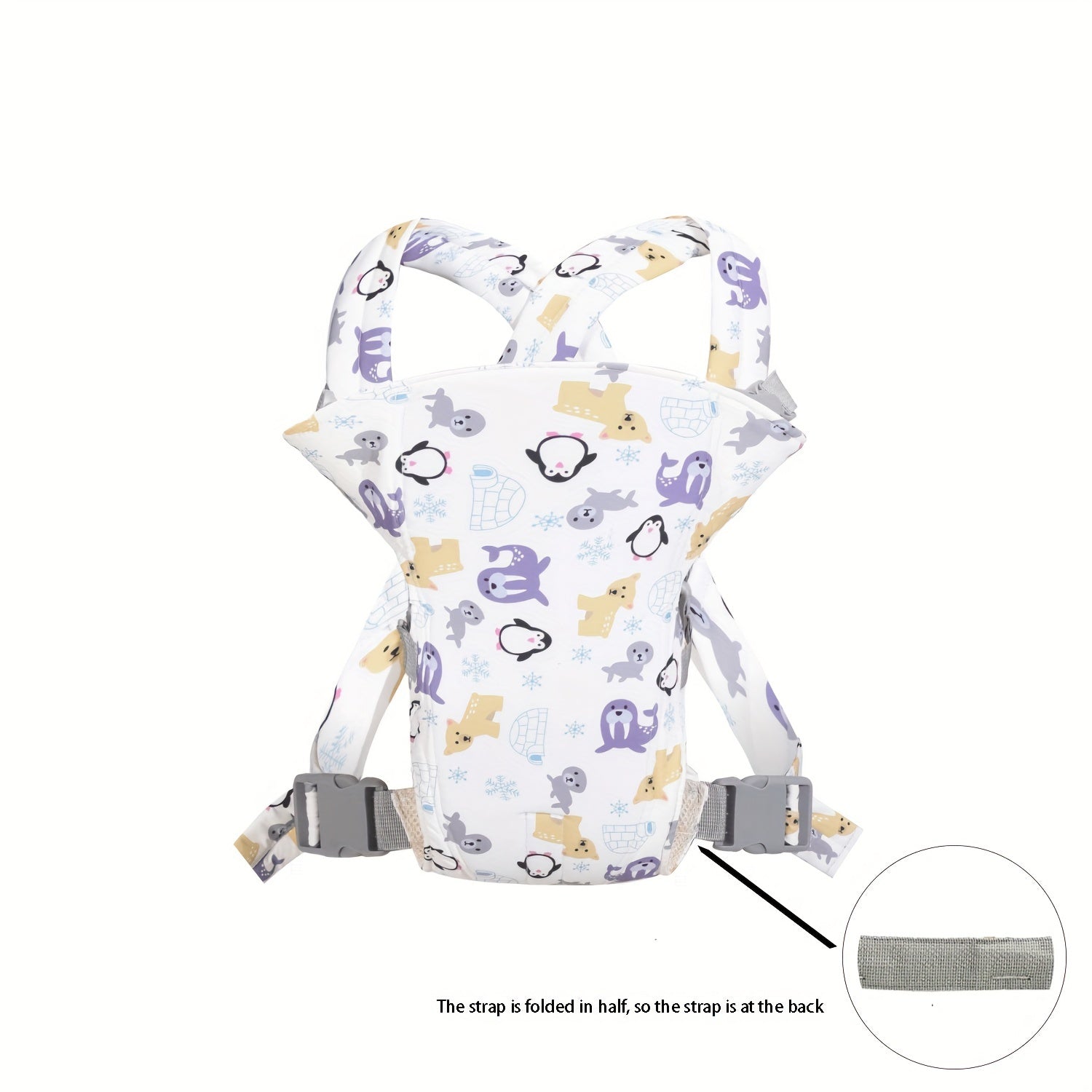 Cartoon Baby Carrier 0-48 Month Ergonomic Infant Kid Baby Hip-seat Sling Front Facing Baby Wrap Carrier For Baby Accessories, Christmas Halloween Thanksgiving Day Gift