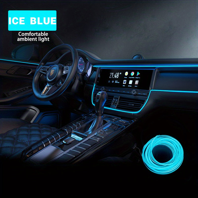 Car Interior LED Decorative Light EL Neon Strip