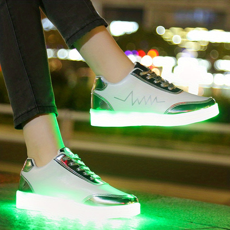 Women's Colorful Luminous Sneakers,
