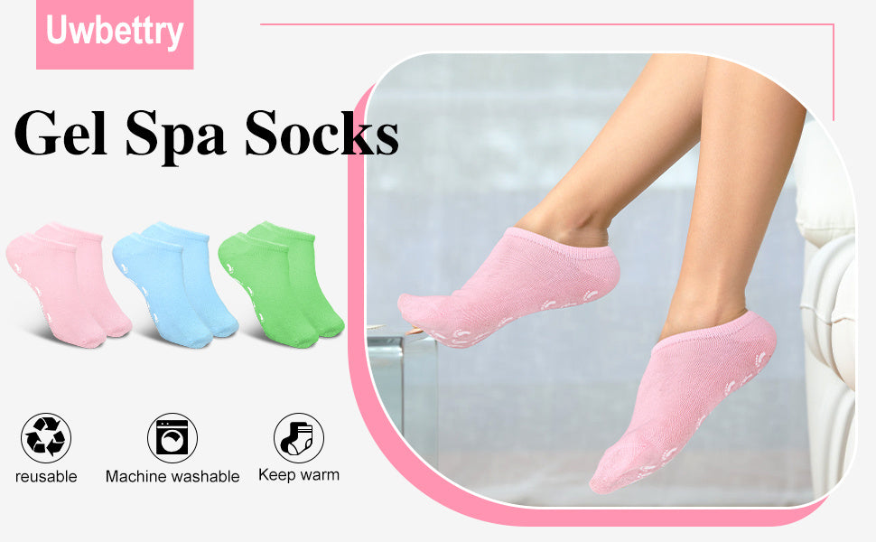Gel Socks Moisturizing Spa Socks for Women, /MH