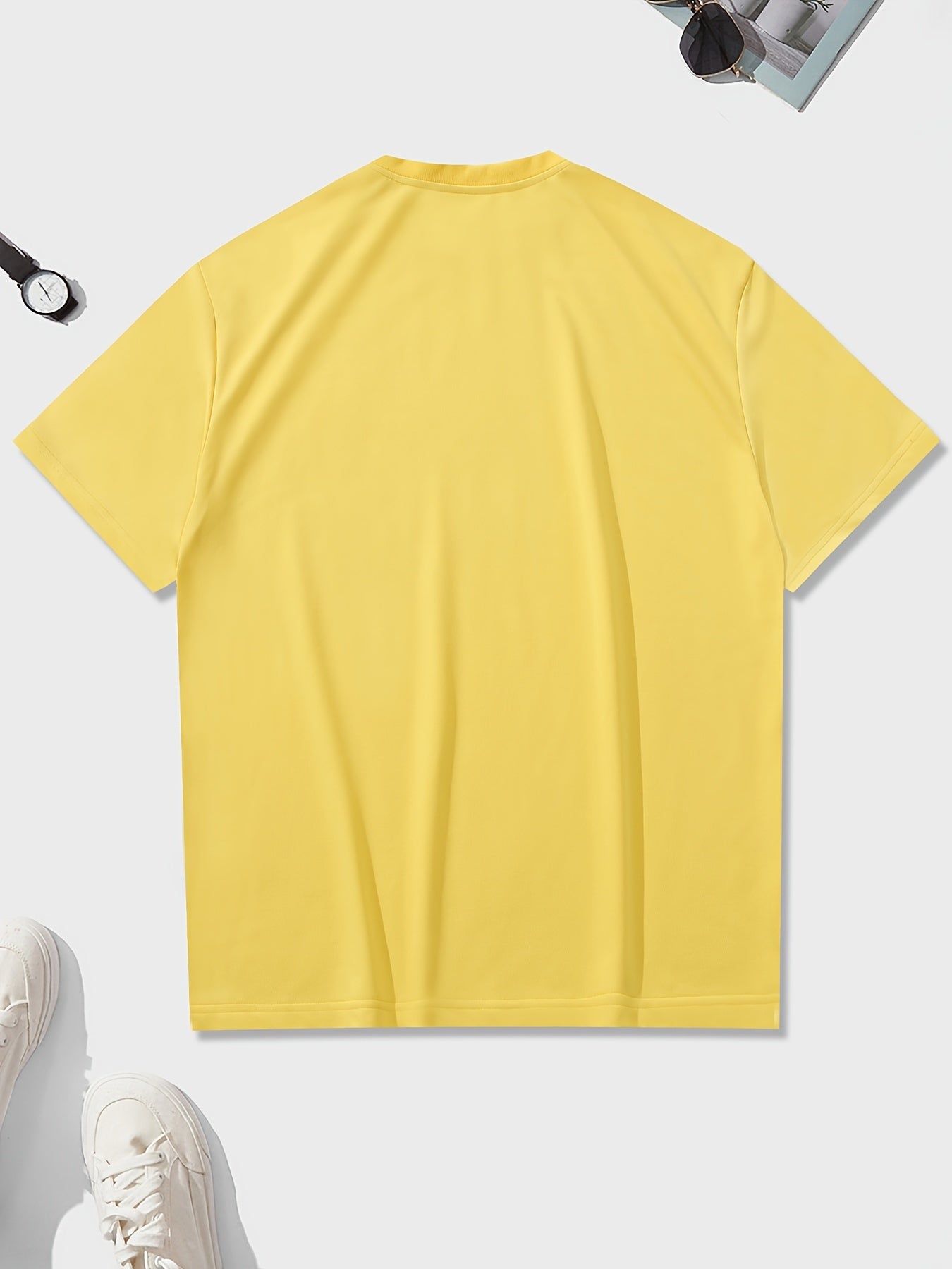 Men's Fashion Plus Size T-Shirts - Casual Streetwear Crew Neck.