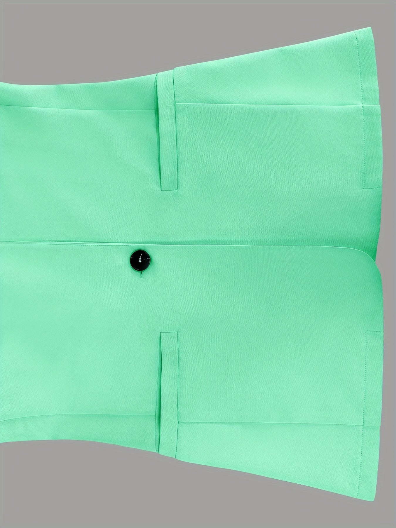 Button Blazer, Elegant Lapel Long Sleeve Work Office Outerwear,