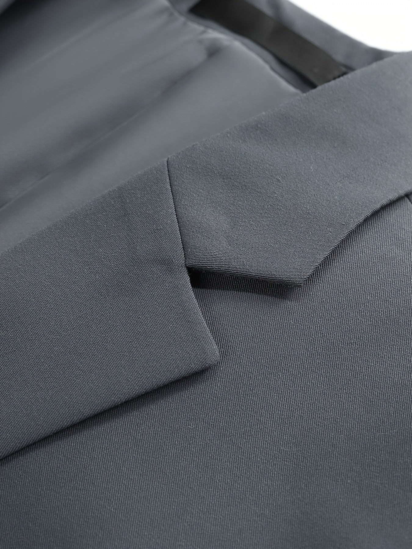 3-Piece Men's Solid Color Suit Set, Blazer Jacket + Vest + Pants,