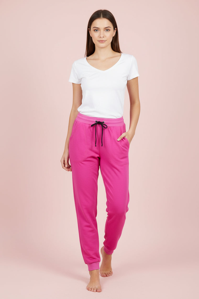 MH Women’s Essential Slim-Fit Joggers with Contrast Drawstring – Sizes S-XL