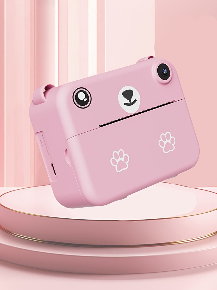 Kids Instant Print Camera with USB Charging, 720p IPS Screen,