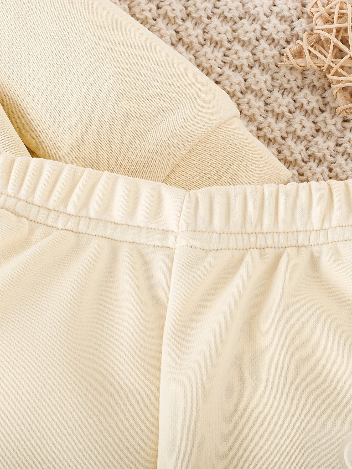 Baby Boy Cute Bear Embossed Two-pieces Set, Kids Hoodie & Pants Casual Outfits