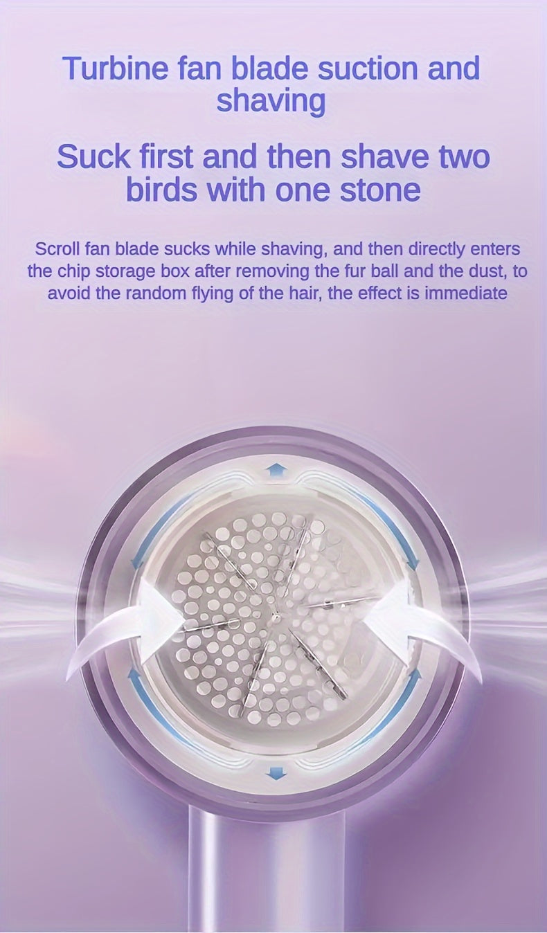 1set, Fabric Shaver, Electric Lint Remover, USB Rechargeable Sweater .