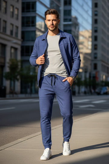 Men’s Performance Color-Block Joggers – Curved Panel Track Pants | 2 Colors | Sizes-(S-XL) | MH