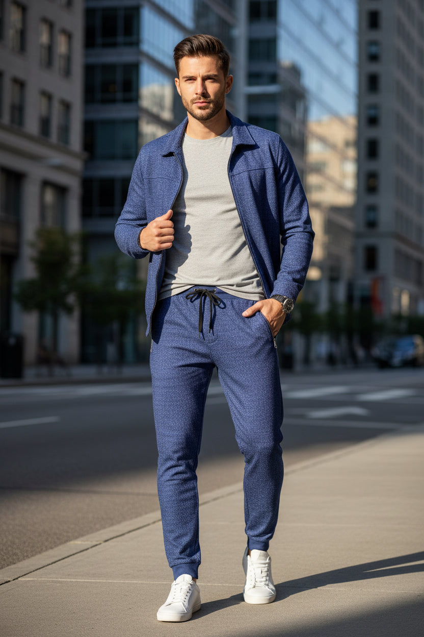Men’s Performance Color-Block Joggers – Curved Panel Track Pants | 2 Colors | Sizes-(S-XL) | MH