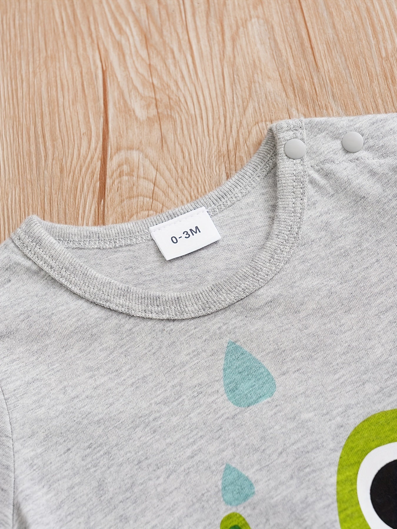 Baby Boys' Short Sleeve Romper Jumpsuit - Cute Cartoon Crocodile Print,