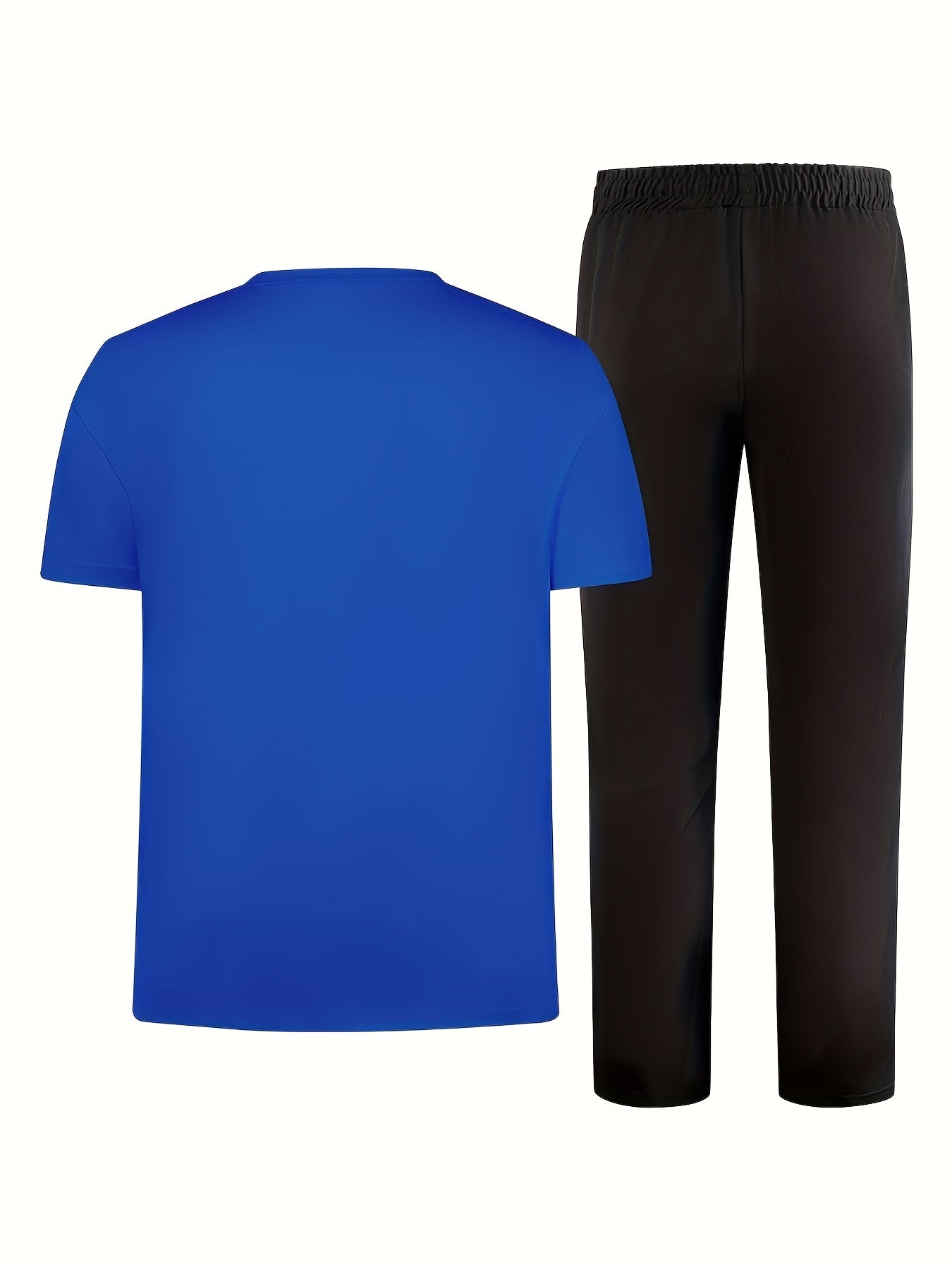 Men'S Casual Sports Two-Piece Set Short Sleeve .