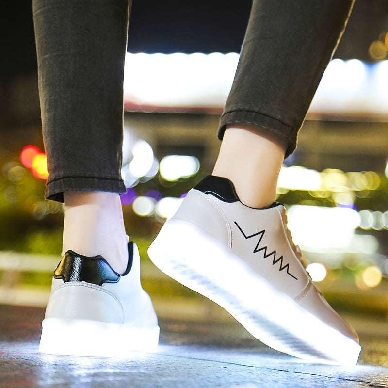 Women's Colorful Luminous Sneakers,