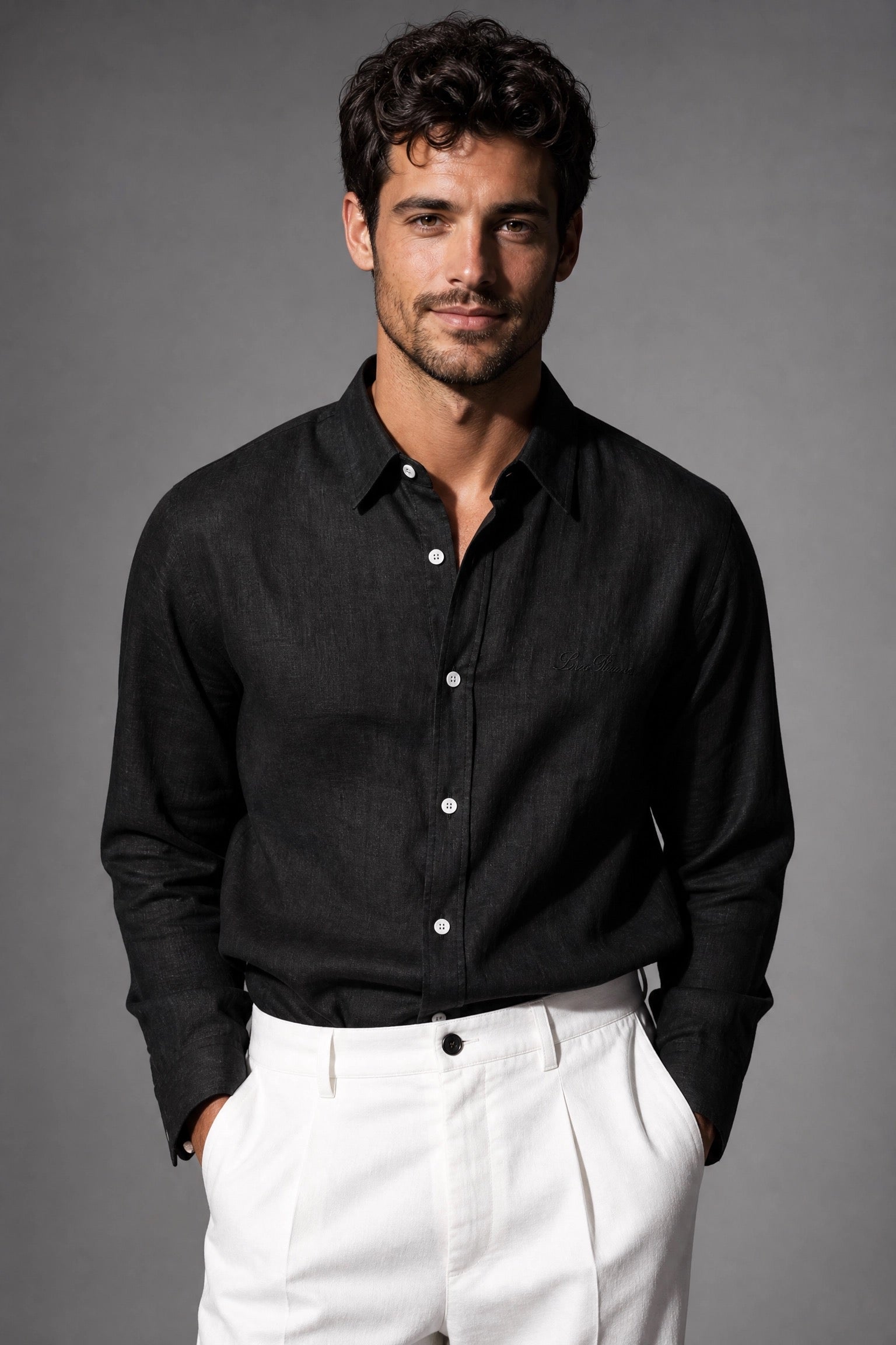 Men’s Premium Linen Shirt - Breathable Button Down Casual Formal Shirt | 5 Colors | M - XXL | MH
