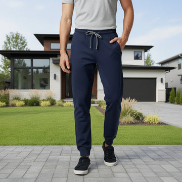 MH Men’s Graphic Fleece Joggers – Slim Fit Tapered Sweatpants, Sizes (Waist 30"-38")
