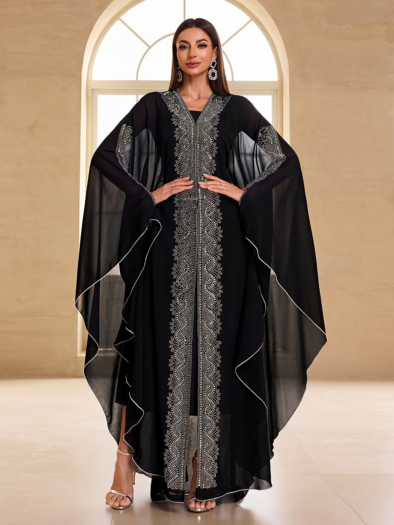 Women Modest Festival Dress Arabic Style ./MH