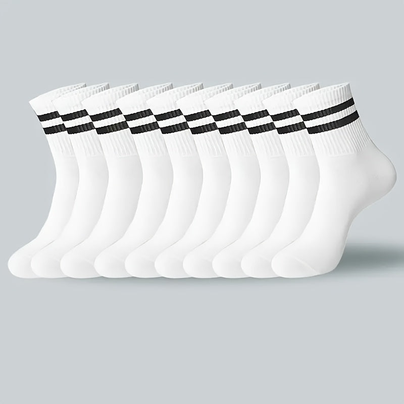 10/20 Dual-Striped Long Socks for Men And Women -/MH