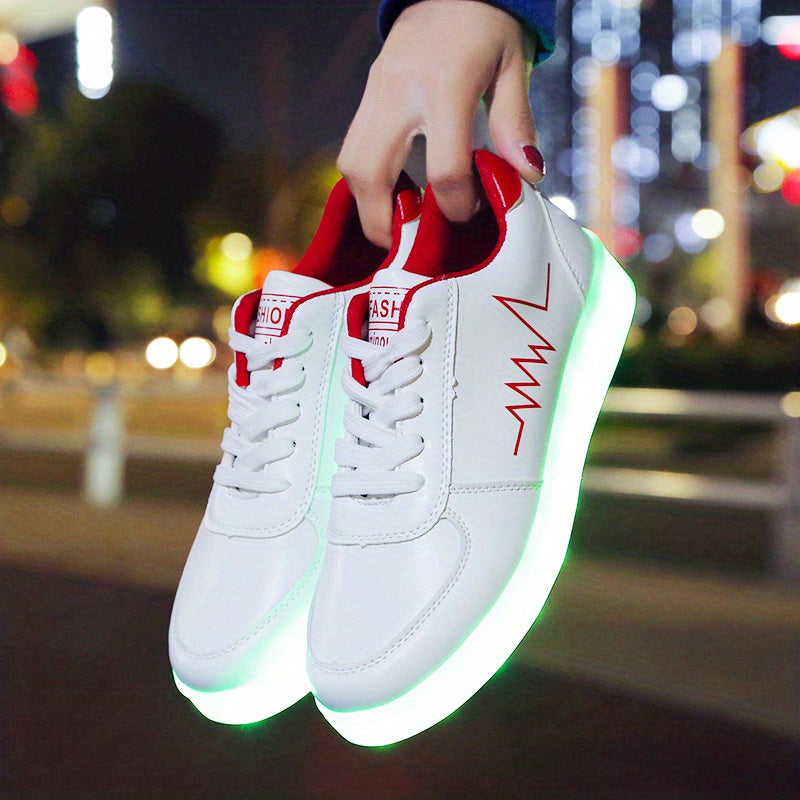 Women's Colorful Luminous Sneakers,