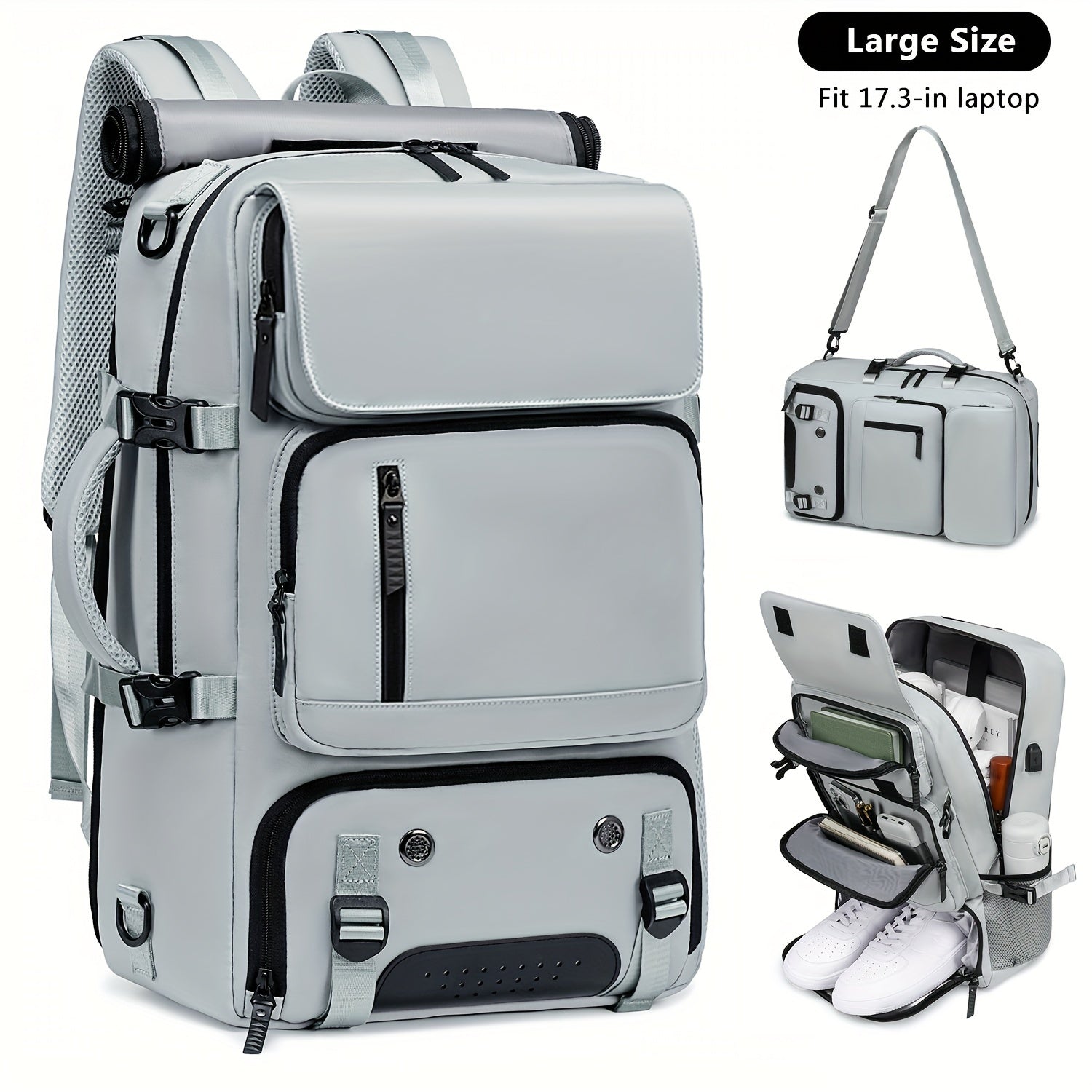 Versatile Large-Capacity Backpack for Men & Women
